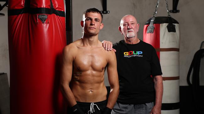 Harry Garside and trainer Johnny Lewis have parted ways. Picture: No Limit Boxing / Brett Costello