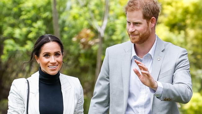 Prince Harry and Meghan head to Fraser Island this morning. Picture: Chris Jackson/Getty Images for the Invictus Games Foundation