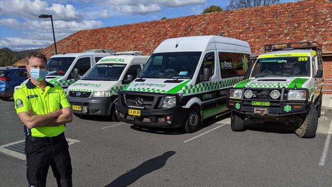 Adam Jarrett says his Resqmed Service paramedic team has expanded its fleet to eight vehicles.