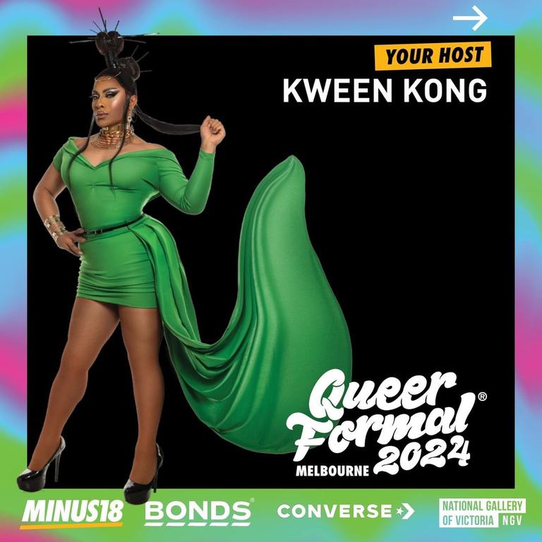 The Queer Formal is set to be hosted by Kween Kong from Drag Race Australia.