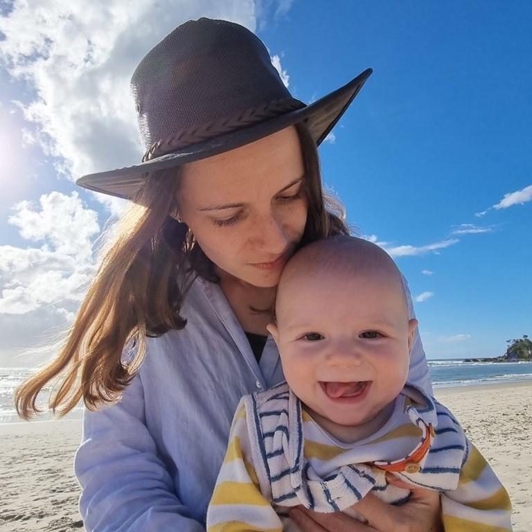 Sophie Roome and her child Rowan. Picture: Supplied,