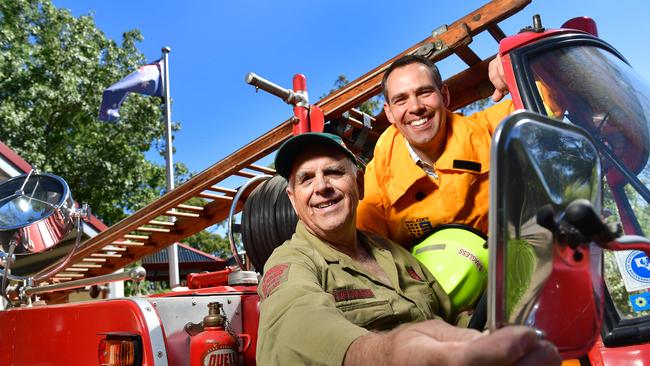 Brenton Ragless with his dad Leigh. Picture: Keryn Stevens