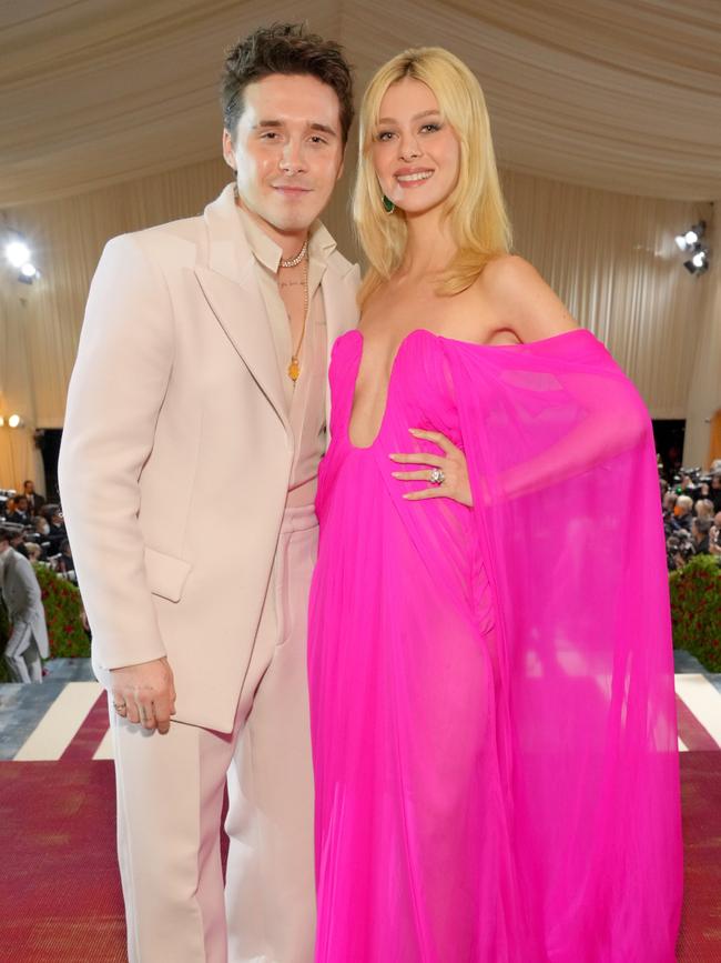 Brooklyn and Nicola tied the knot earlier this year. Picture: Kevin Mazur/MG22/Getty Images for The Met Museum/Vogue