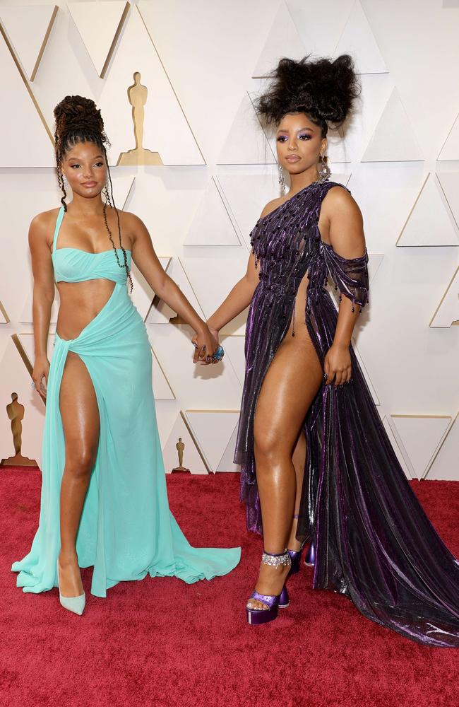 Halle Bailey and Chloe Bailey. Picture: Mike Coppola/Getty Images/AFP