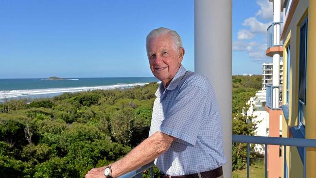 Ken Chadwick is believed to be one of the first white people to spend a night on Old Woman Island when he and a bunch of friends rowed out there and got stranded. Picture: Warren Lynam