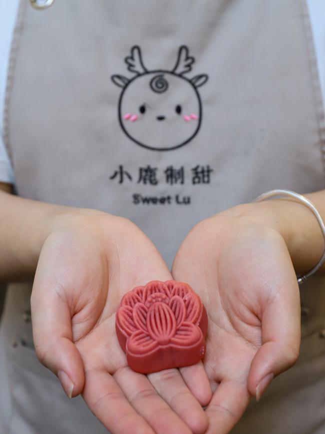 Red wine cranberry mooncake. Picture: Jenifer Jagielski