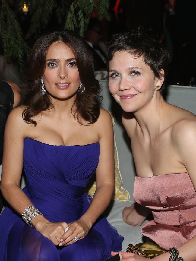 Winners are grinners ... Maggie Gyllenhaal took home her first Golden Globe