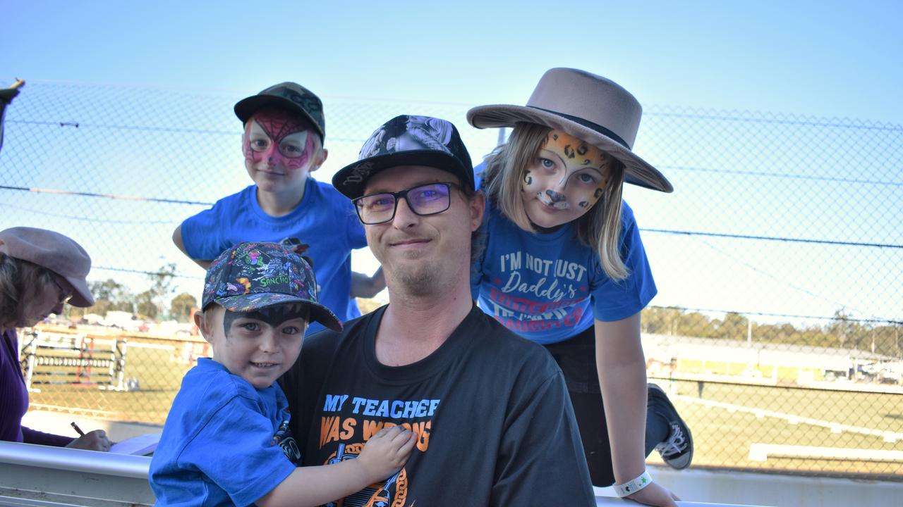 The Topp family at the Gatton Show on Saturday, July 22, 2023. Picture: Peta McEachern