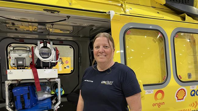 First Minutes Matter educator Leah Harrison. Photo: LifeFlight