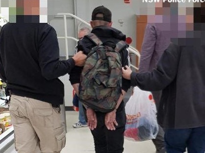 Ten people are now before the courts following a shoplifting operation at Warrawong on August 14. Picture: NSW Police. 