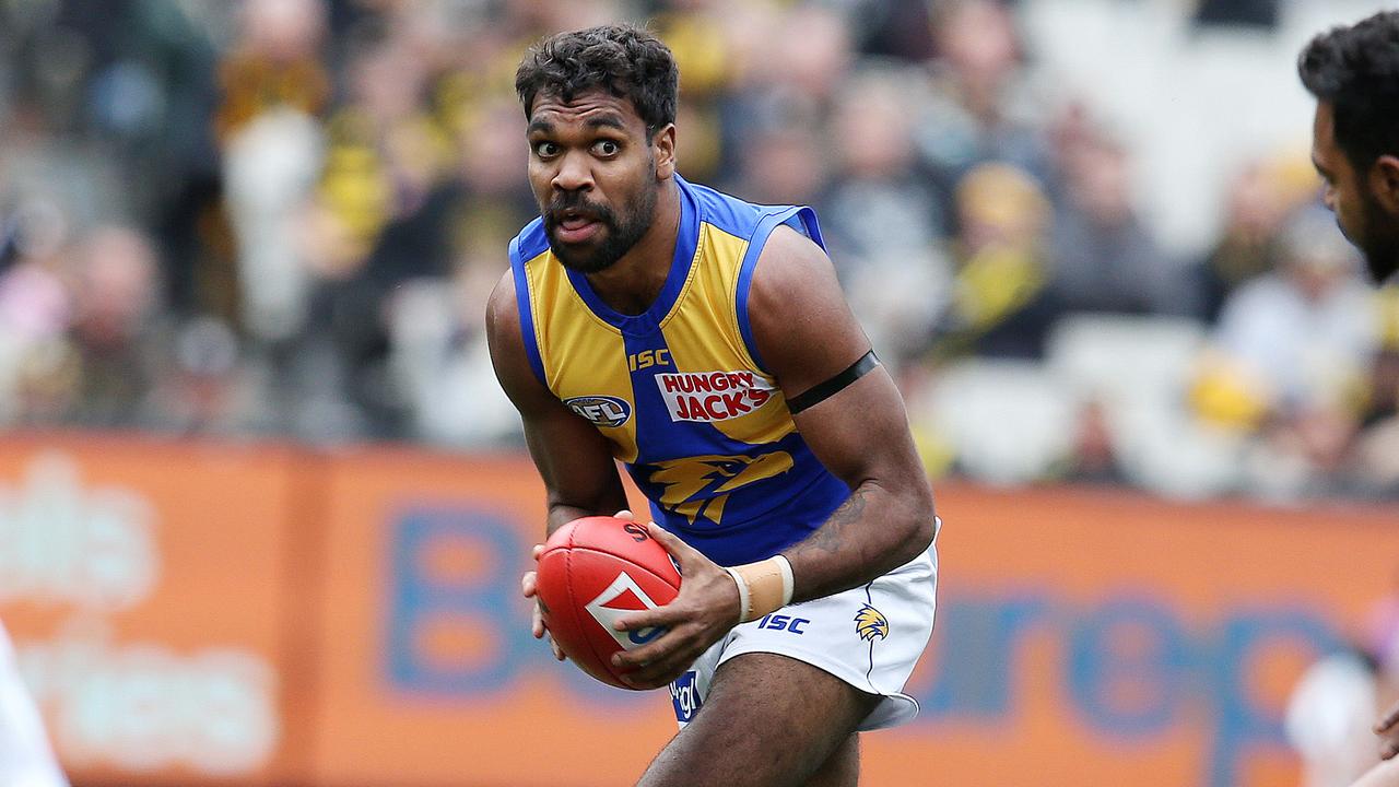 West Coast's Liam Ryan has called out a user who racially abused a member of his family. Picture: Michael Klein