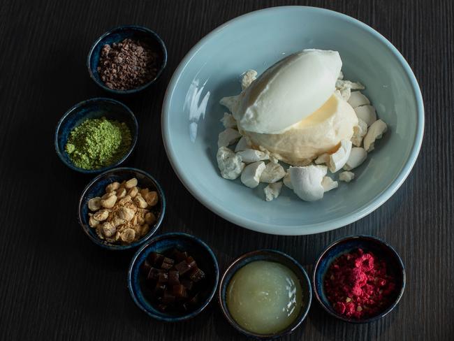 CHUUKA’S frozen yoghurt service. Picture: Mark Metcalfe/Getty