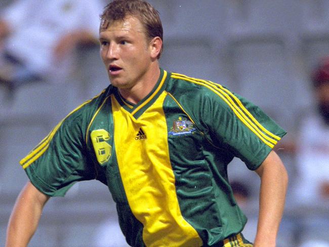 9 Jan 2000:  Stephen Laybutt of the Olyroos in action in the match between the Olyroos and Nigeria, during the Four Nation Soccer Tournament played at Hindmarsh Stadium in Adelaide, Australia. Mandatory Credit: Matt Turner/ALLSPORT