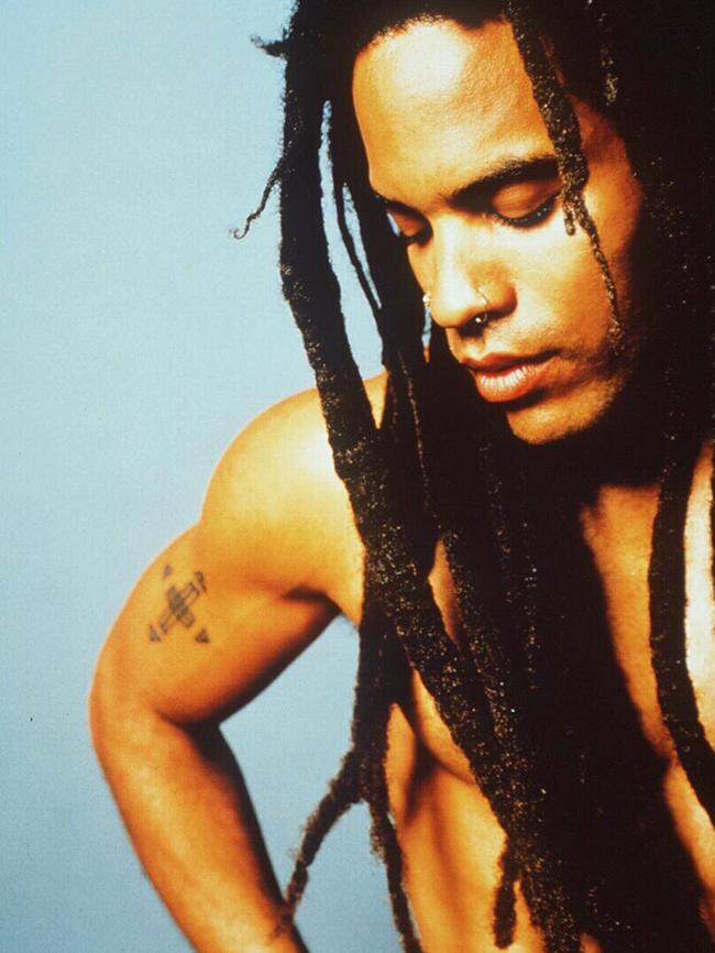US singer Lenny Kravitz lived with Kylie.