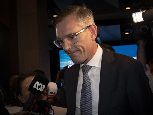 SYDNEY, AUSTRALIA, NCA Newswire, Saturday, 25 March 2023.Liberals Election Evening, ballroom at the Hilton Hotel Sydney.Picture: NCA Newswire/ Monique Harmer