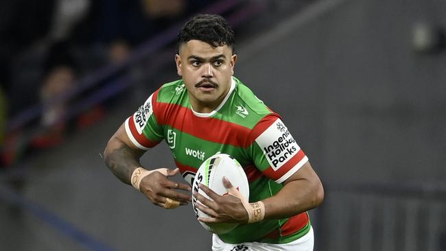 Latrell Mitchell starred as the Rabbitohs cruised past Parramatta. Picture: NRL Imagery