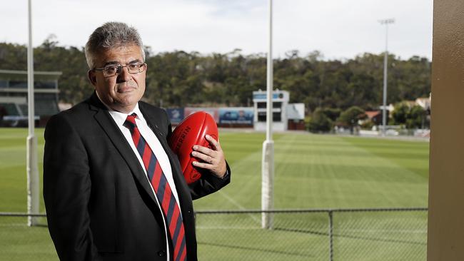 North Hobart Football Club president Craig Martin. Picture: RICHARD JUPE