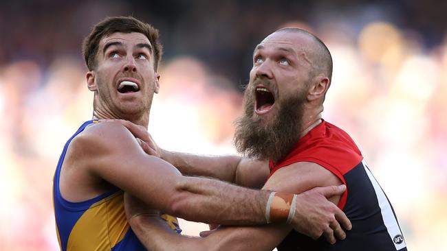 Melbourne beat the Eagles in Round 22. Picture: Getty Images