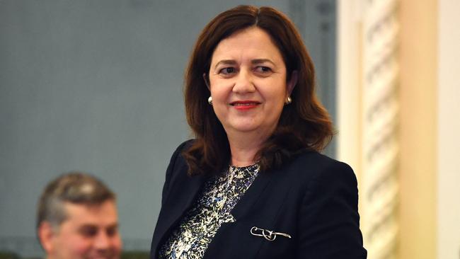 Annastacia Palaszczuk has been told to apologise to parliament. Picture: AAP.