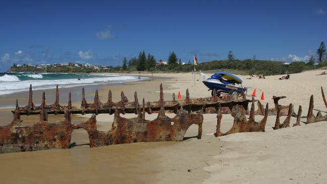 The wreck of SS Dicky was a drawcard for tourists for decades. File picture