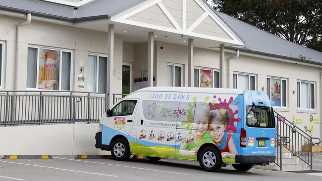 A two-year-old at Little Zak’s childcare in Narellan Vale tested positive to the strain. Picture: Jonathan Ng