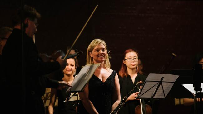 Brookfield's Tania Frazer with the Bangalow Festival Chamber Orchestra