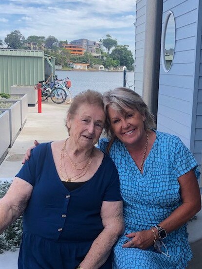 Dorothy Stoker, left, and her home carer Teresa Mitchell.