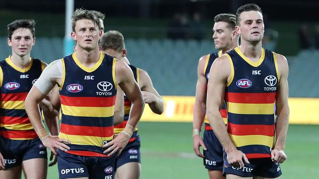 Should the Crows have looked to trade one of the Crouch brothers? Picture: Sarah Reed