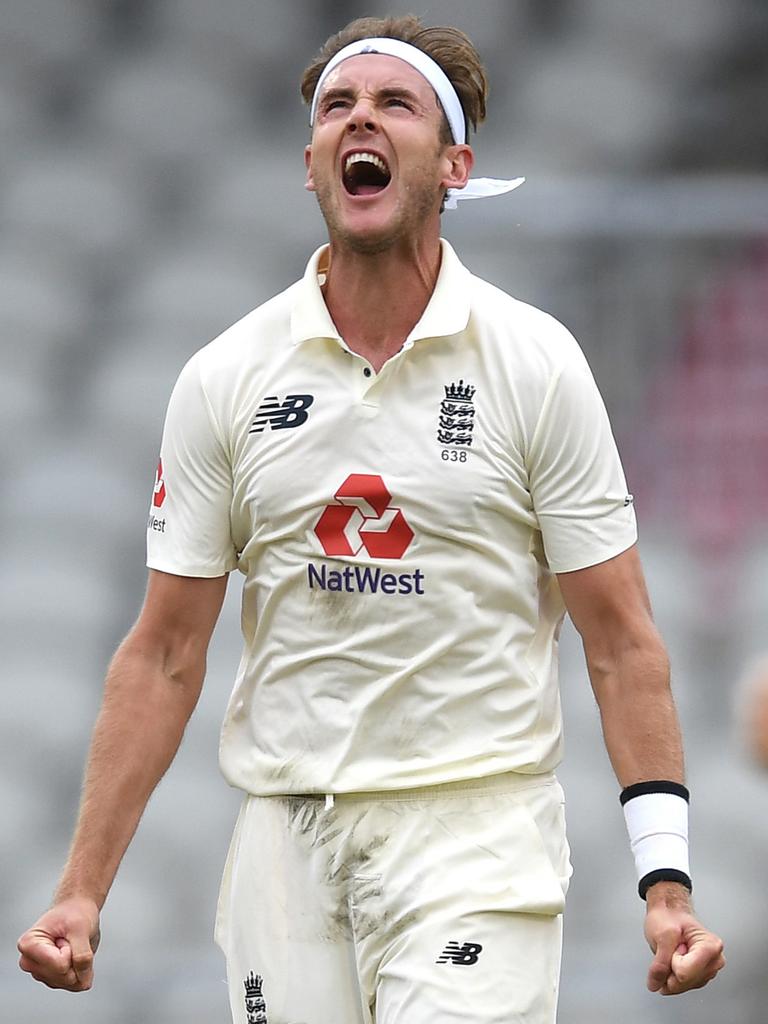 Stuart Broad relishes the role of Aussie antagonist. Picture: Getty Images