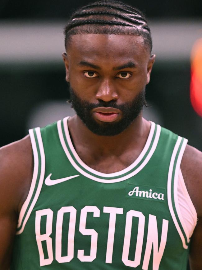 More than half of Boston’s shots are three-point attempts. (Photo by Brian Fluharty/Getty Images)