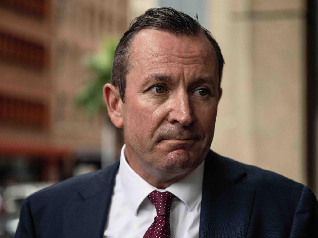 Mark McGowan travelled to Sydney to testify in person. Picture: NCA NewsWire / James Gourley