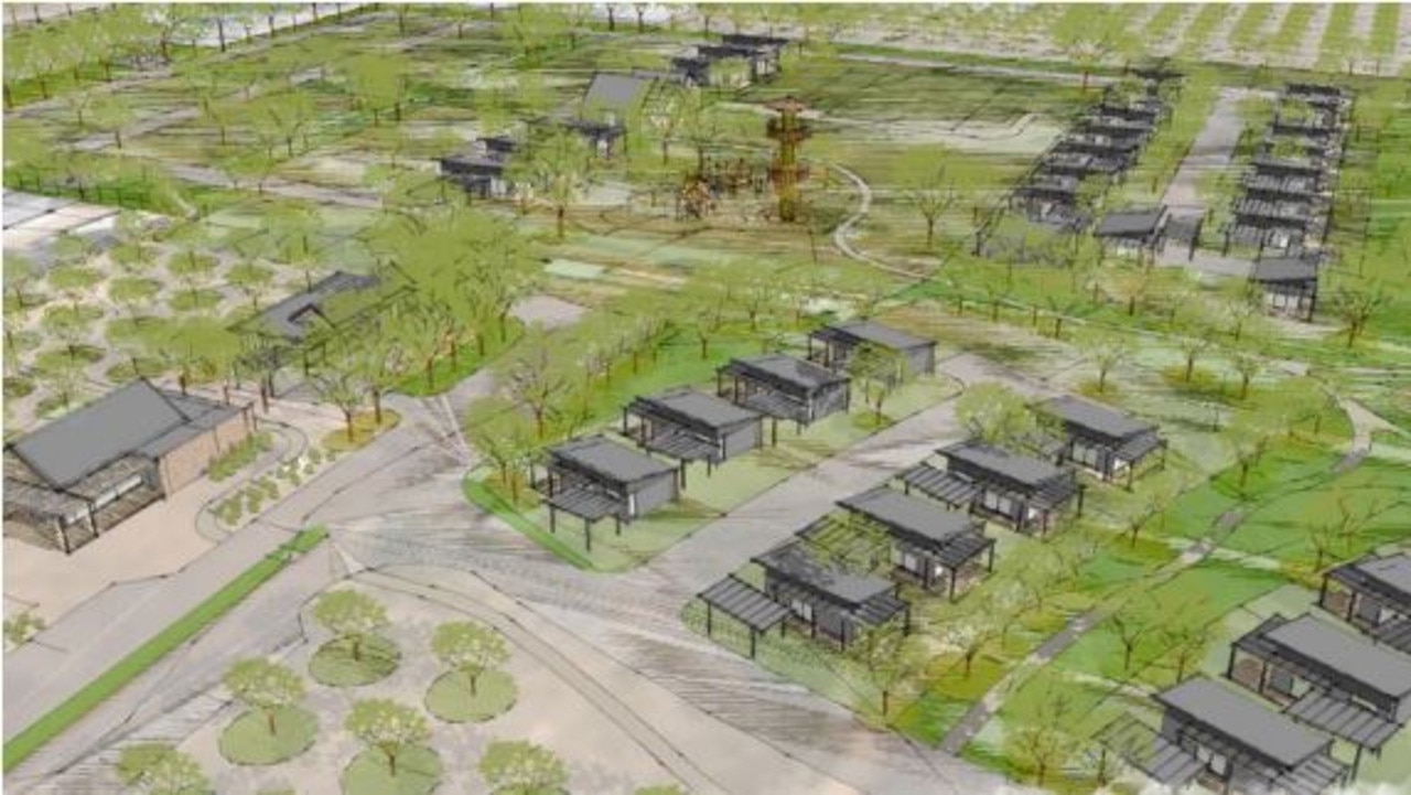 Renders of a proposed caravan park at Forest Road in Lara. Picture: Supplied