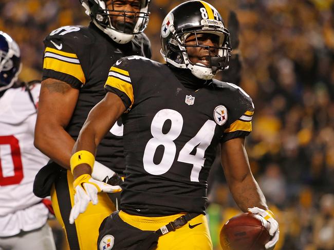 Some believe Antonio Brown is the best wide receiver in the sport. Picture: Getty Images/AFP