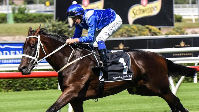 Winx should get punters off to a perfect start in the first leg of the quaddie on Saturday, which will have a projected pool of $1.5 million. Picture: AAP