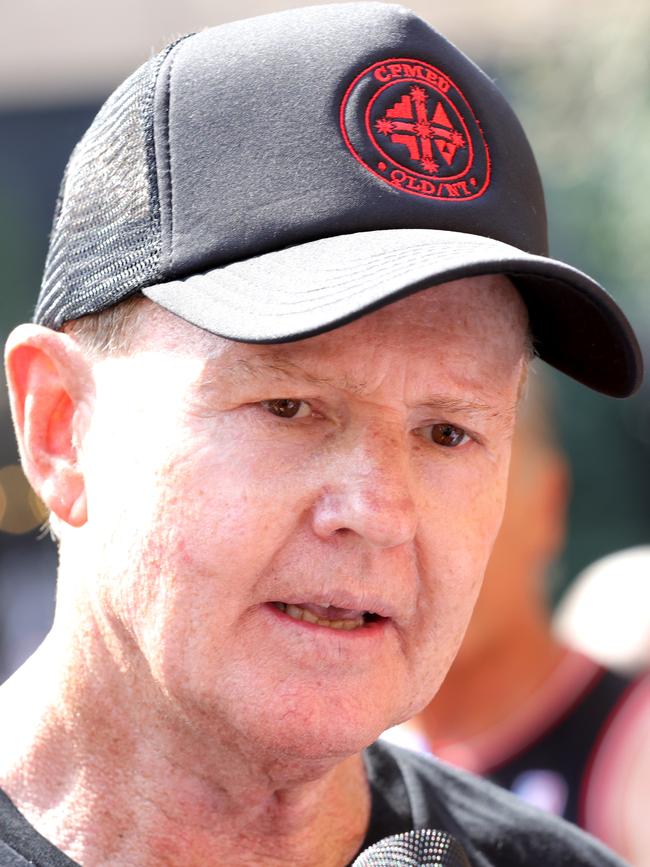 Former CFMEU Queensland secretary Michael Ravbar. Picture: Steve Pohlner