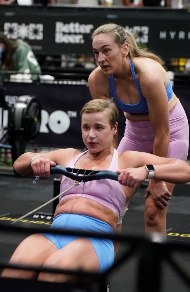 10000 athletes put their fitness to the test in a massive Hyrox competition this weekend (14-15 Dec) at Melbourne Exhibition and Convention Centre. Picture Valeriu Campan