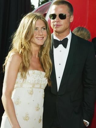 Jennifer Aniston and Brad Pitt split in 2005. Picture: Getty Images