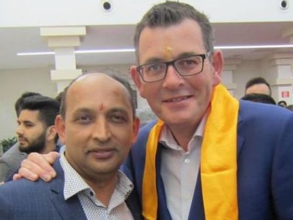 Vinayak Kolape is a former adviser to Daniel Andrews. Picture: Facebook