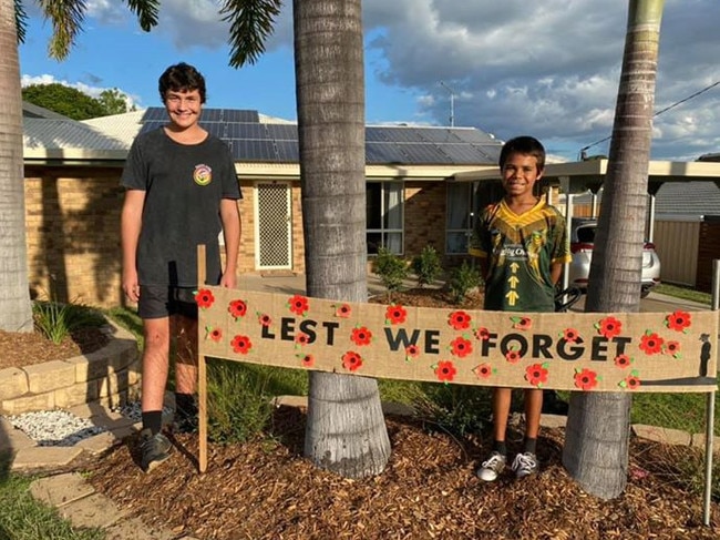 ANZAC Day 2020 was marked in driveways and front yards as the pandemic forced people to stay home.