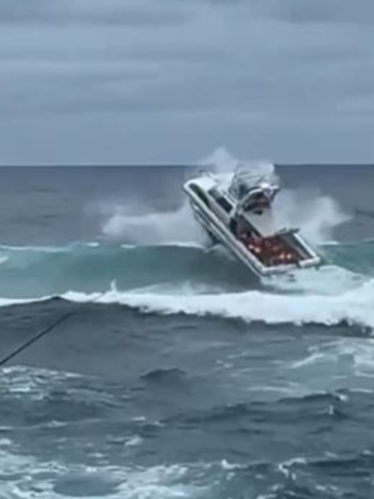 Man overboard at Narooma: Video shows moment man falls overboard, NSW ...