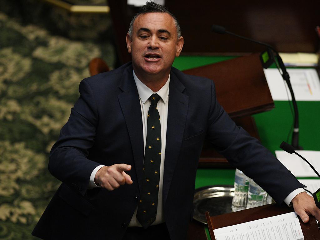 Deputy Premier John Barilaro says FriendlyJordies defamed him by falsely portraying him as a corrupt conman and stating that he should be in jail. Picture: Dean Lewins / AAP Image