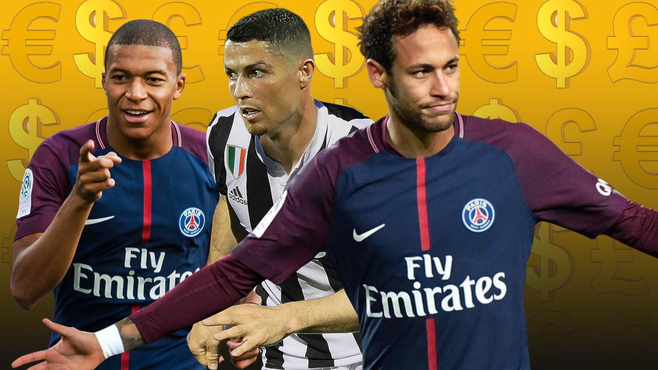 World Cashed-up XI: The most expensive players in the world