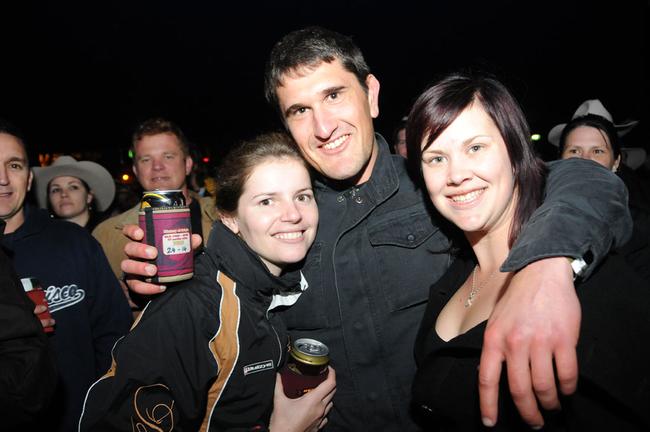 Hayley Samuels, Warwick Smith and Carlee Hughes. Picture: Craig Warhurst
