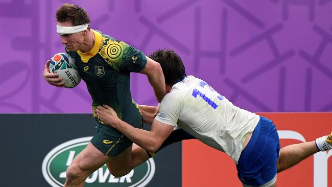 Winger Dane Haylett-Perry was dynamic as usual. Picture: AFP