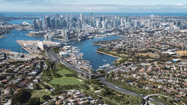 A ‘construction support site’ for the tunnel, linking Rozelle to the north shore is being planned 58km opposite two major western Sydney schools.