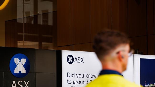 The ASX 200 closed in on a record high during a strong day of trading. Picture: NewsWire / Max Mason-Hubers