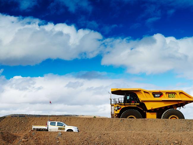 Generic mine BHP coal Daunia operations in central Queensland. Picture: BHPcoal mining coal mine