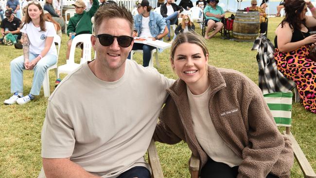 Hello Sunshine Music &amp; Food Festival. Chris Scobell and Emily Starvaggi Picture: David Smith