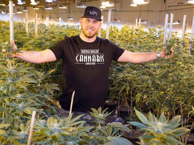 Meghan Markle's nephew Tyler Dooley is a Cannabis farmer who is planning a new drug called Markle's Sparkle. Picture: Mega Agency.