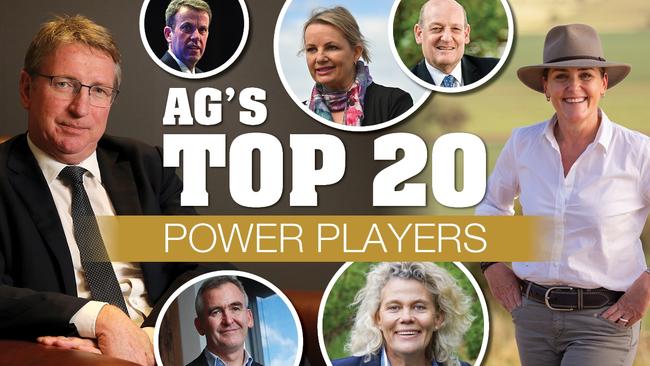 <i>The Weekly Times</i> has chosen the power players on this list for their influence on agriculture, for how their actions affect the entire industry and for their ability to make big decisions.